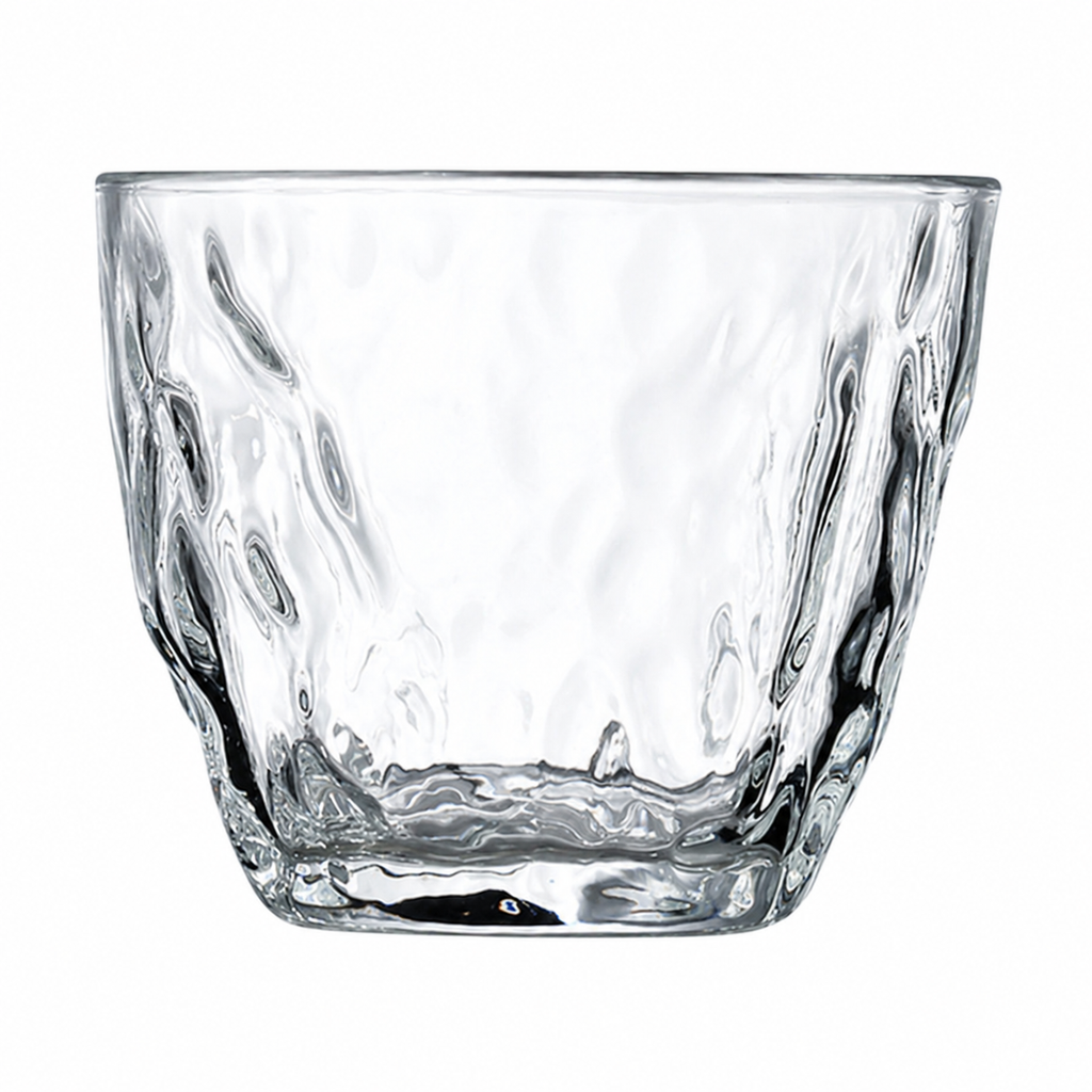 Textured Glass Cup