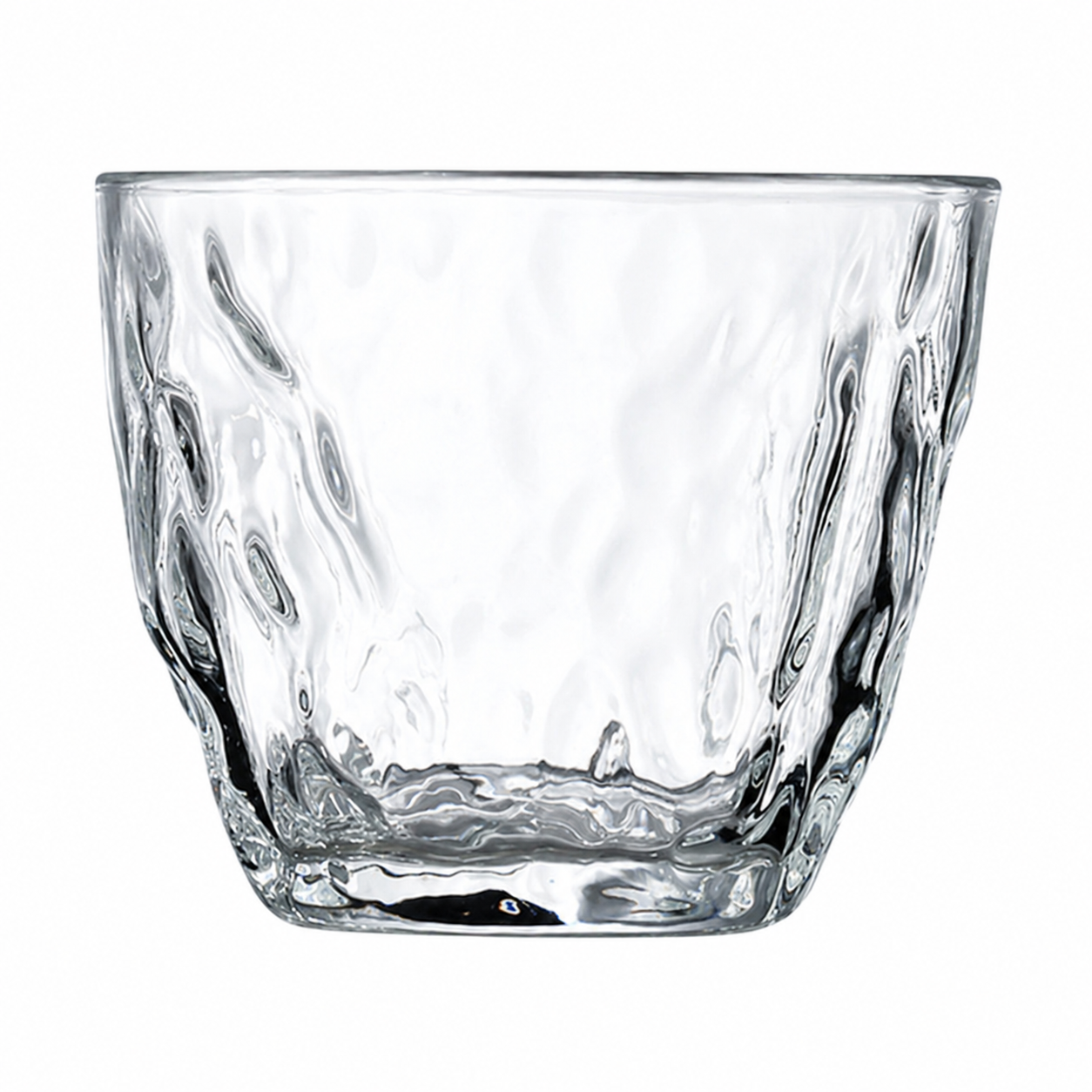 Textured Glass Cup