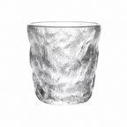 Glacier Textured Glass Cup