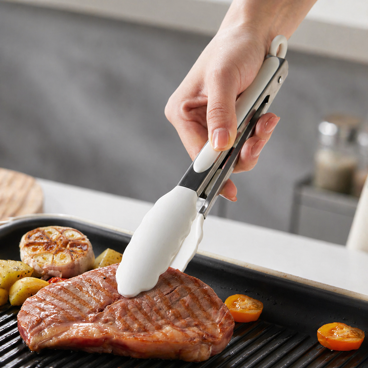 Silicone Kitchen Tongs