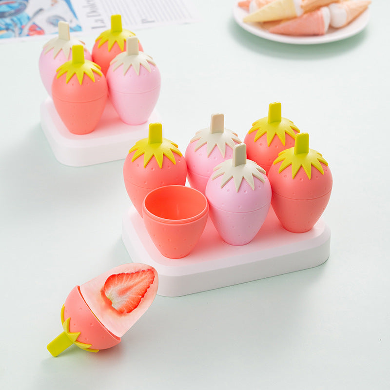 Strawberry Popsicle Mold