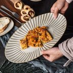 Oval Ceramic Serving Plate