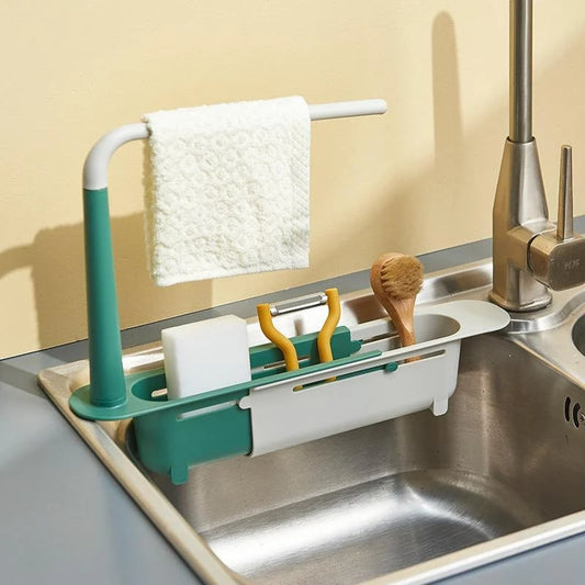 🔥Last Day 50% OFF🔥Updated Telescopic Sink Storage Rack